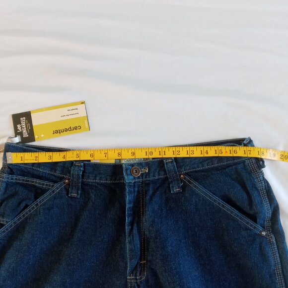 Vtg Lee dark Wash loose fit Blue Denim Carpenter jeans size in description NWT - Picture 9 of 15